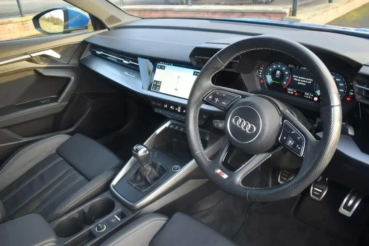 Used Audi A3 S-Line 150 HP (110 kW) 2024 Blue Sedan