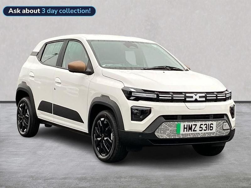 White New 2025 Dacia Spring Extreme Hatchback | £11,350 (Fair price) - Image 1/4