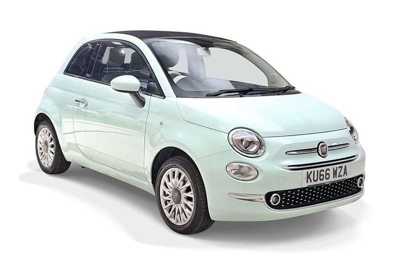 Used Fiat 500C Lounge 2016 Green Cabriolet