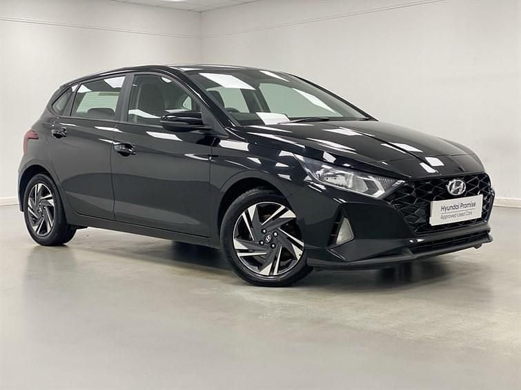 Black Used 2021 Hyundai i20 Hatchback | £10,995 (Fair price) - Image 1/4