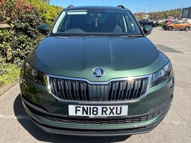Used Skoda Karoq SE 150 HP (110 kW) 2018 Green SUV