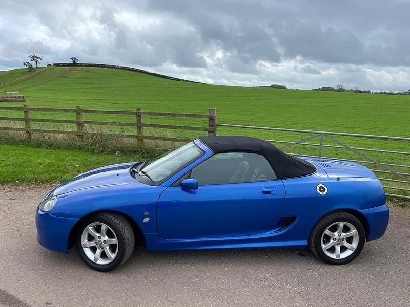 Used MG TF 119 HP (87 kW) 2002 Blue Cabriolet