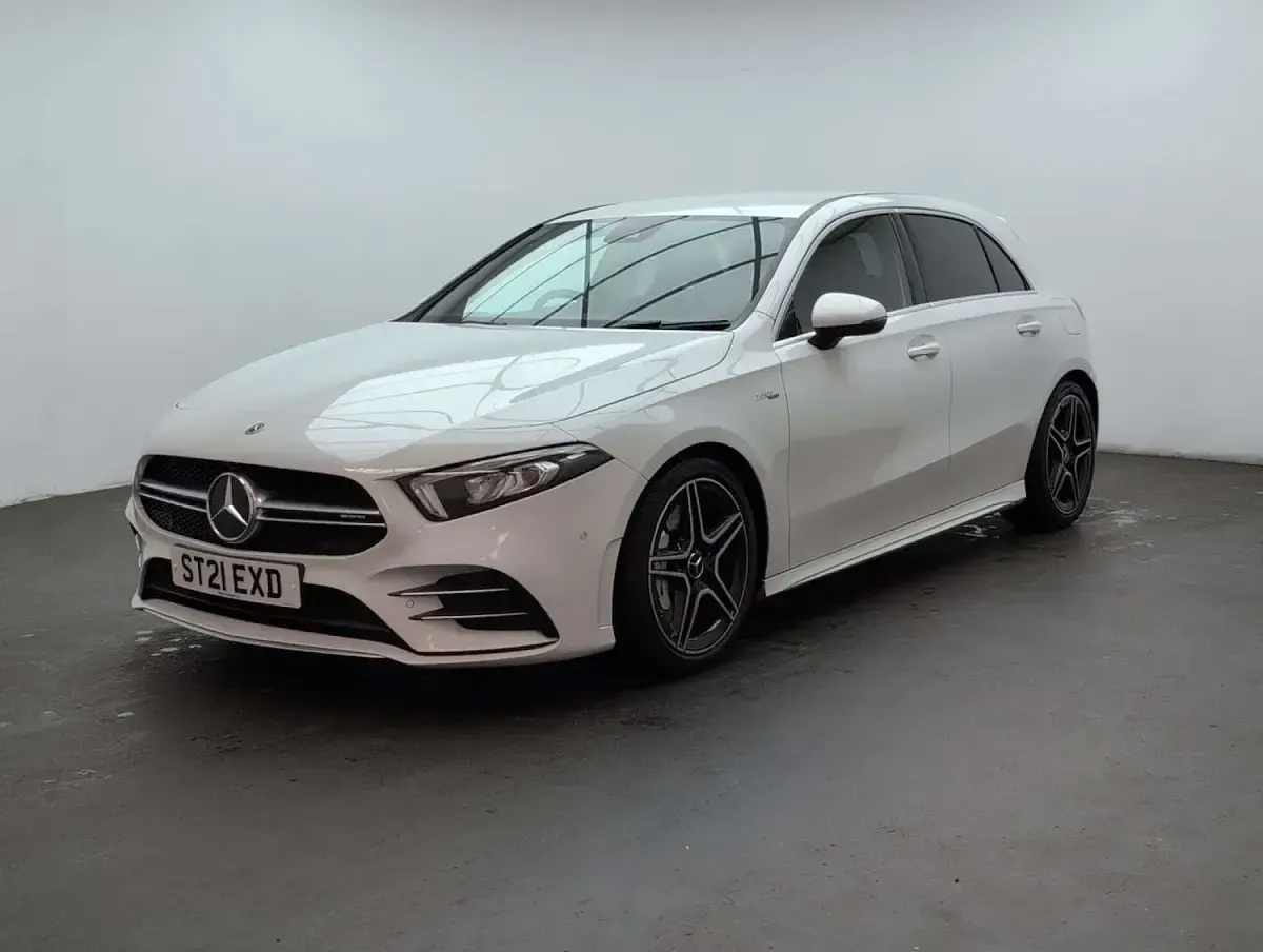 Used Mercedes A35 AMG Executive 2021 White Hatchback