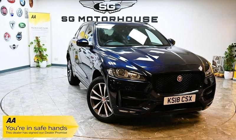 Used Jaguar F-Pace R-Sport 240 HP (176 kW) 2018 Blue SUV