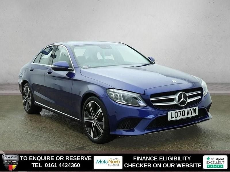 Used Mercedes C220 194 HP (142 kW) 2021 Blue Sedan