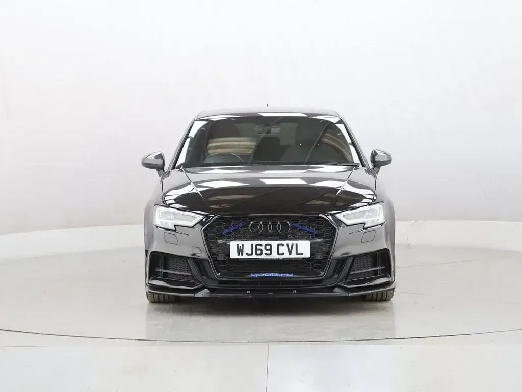 Used Audi A3 S-Line 190 HP (139 kW) 2019 Black Sedan