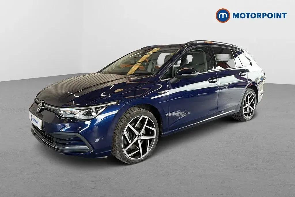Used VW Golf VII Style 150 HP (110 kW) 2020 Blue Estate