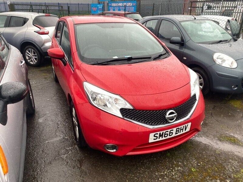 Red Used 2017 Nissan Note Acenta MPV | £3,695 (Fair price) - Image 1/4