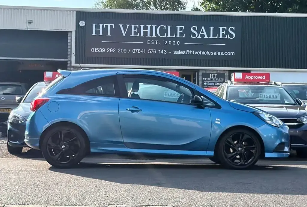 Used Vauxhall Corsa Edition 75 HP (55 kW) 2017 Blue Hatchback