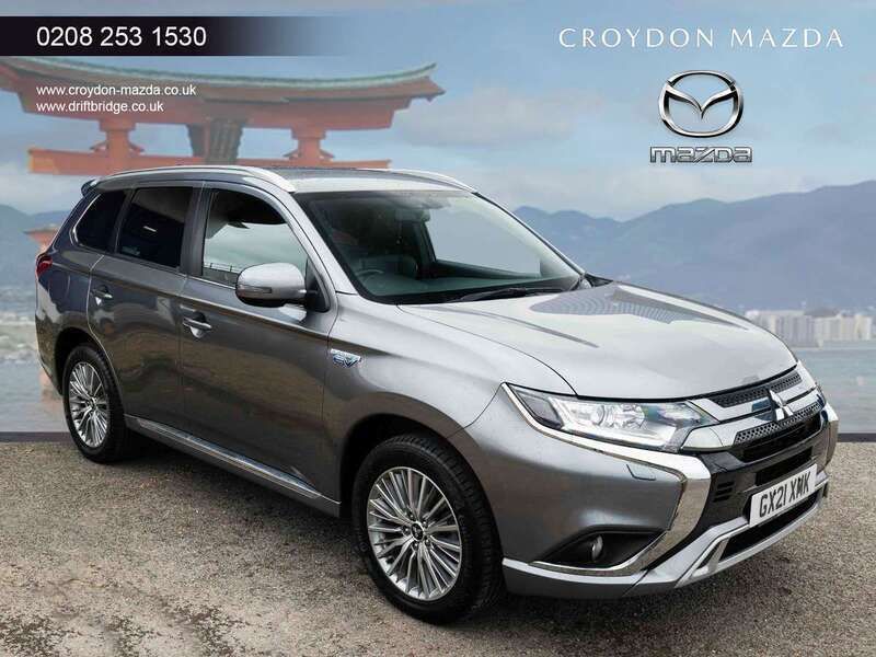 Grey Used 2021 Mitsubishi Outlander P-HEV SUV | £17,790 (Fair price) - Image 1/4