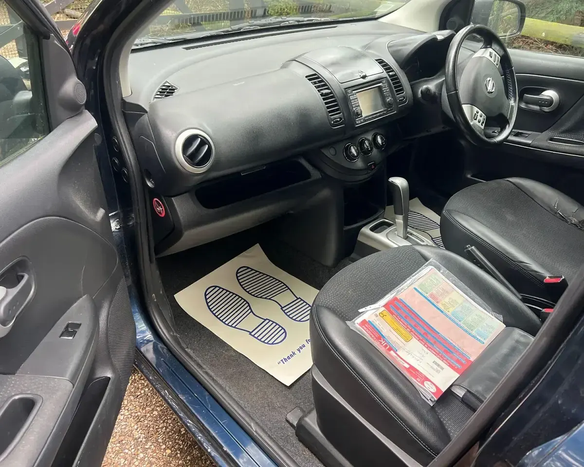 Used Nissan Note N-TEC 110 HP (80 kW) 2012 Blue Hatchback