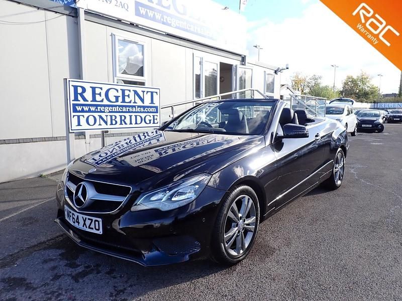 Used Mercedes E220 SE 170 HP (125 kW) 2014 Black Cabriolet