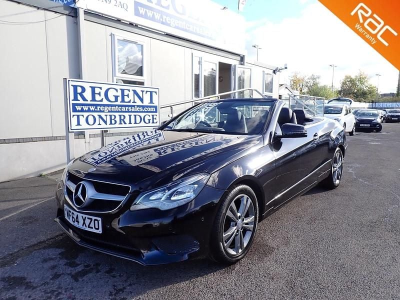 Black Used 2014 Mercedes E220 SE Cabriolet | £8,495 (Fair price) - Image 1/4