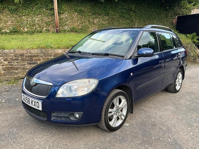 Blue Used 2008 Skoda Fabia Estate | £1,990 (Fair price) - Image 1/4