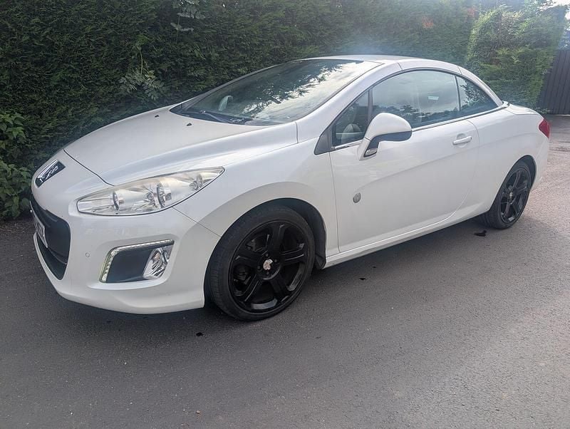 White Used 2013 Peugeot 308 CC Roland Garros Cabriolet | £5,995 (Expensive) - Image 1/4