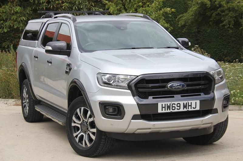 Silver Used 2019 Ford Ranger Wildtrack Pickup | £11,995 (Good price) - Image 1/4