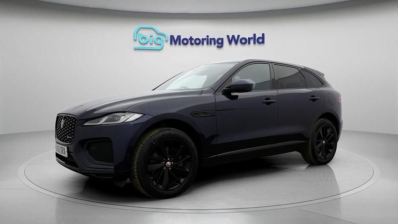 Used Jaguar F-Pace R-Dynamic 404 HP (297 kW) 2021 Blue SUV