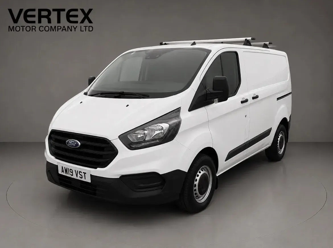 Used Ford Transit Custom 105 HP (77 kW) 2019 White Van