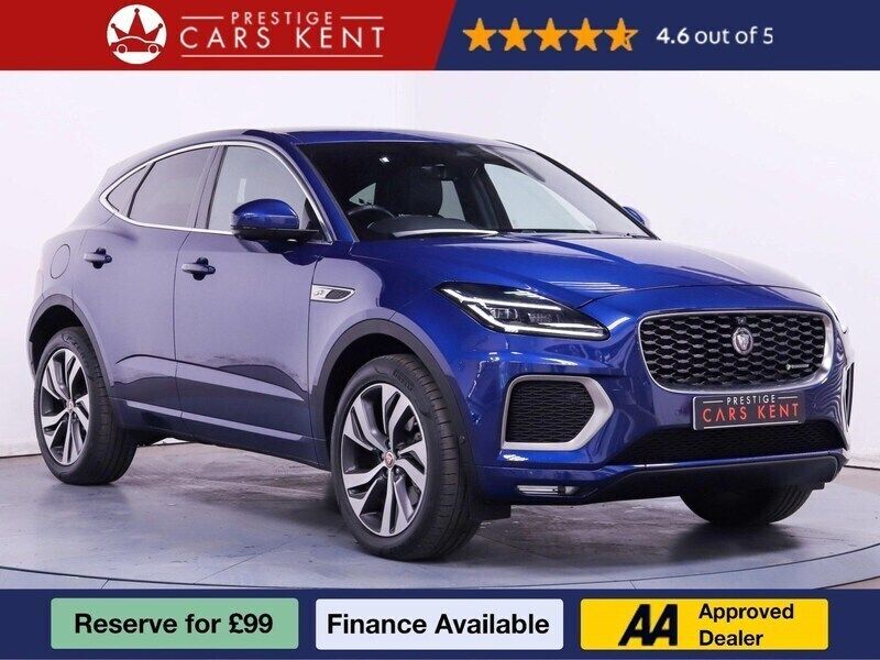Blue Used 2021 Jaguar E-Pace R-Dynamic SUV | £29,649 (A bit pricey) - Image 1/4