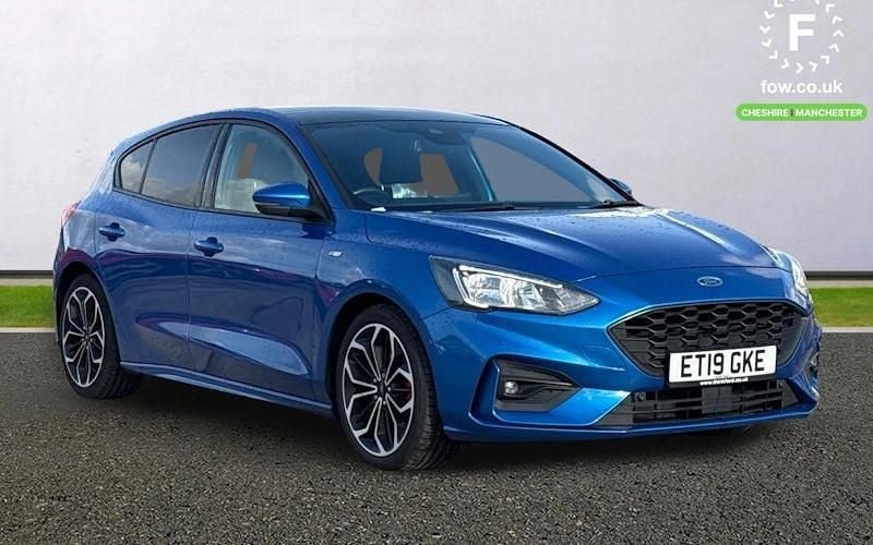 Blue Used 2019 Ford Focus Premium Hatchback | £12,599 (Fair price) - Image 1/4