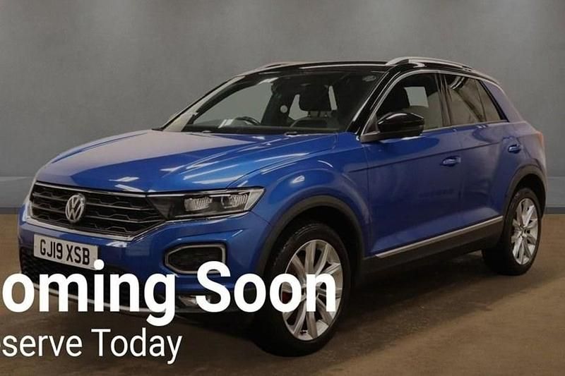 Used VW T-Roc SEL 150 HP (110 kW) 2019 Blue SUV