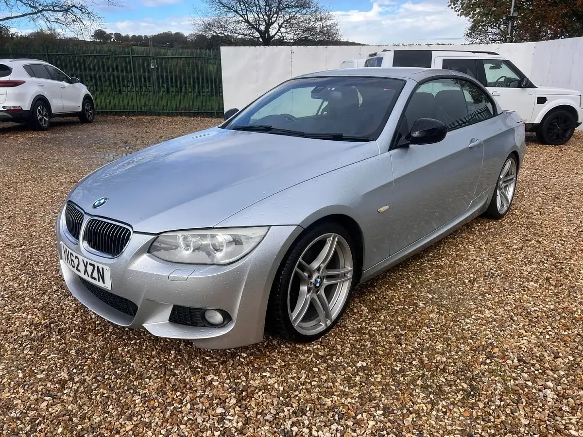 Used BMW 320 Cabriolet Sport Line 184 HP (135 kW) 2012 Blue Cabriolet