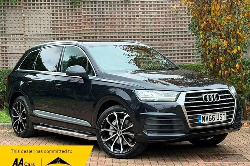 Blue Used 2016 Audi Q7 S-Line SUV | £17,990 (Good price) - Image 1/1
