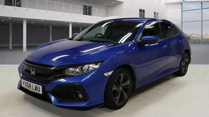 Used Honda Civic SR 120 HP (88 kW) 2019 Brilliant sporty blue Hatchback