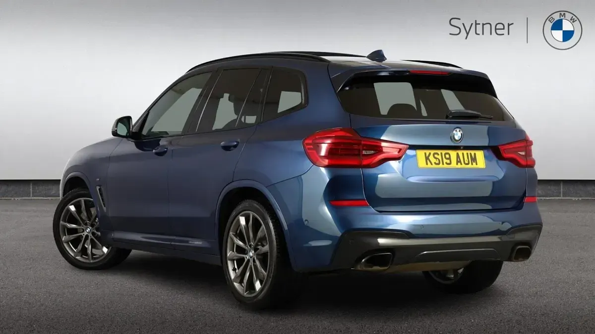 Begagnad BMW X3 Performance 355 HK (261 kW) 2019 Blå SUV