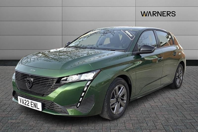 Used Peugeot 308 Active Premium 129 HP (94 kW) 2022 Green Hatchback