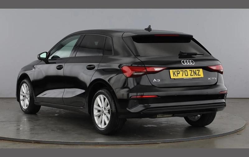 Used Audi A3 110 HP (80 kW) 2020 Black Sedan