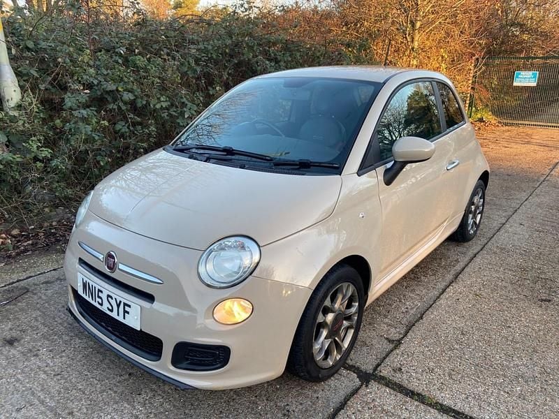 Beige Used 2015 Fiat 500 S Hatchback | £3,495 (Super price) - Image 1/4