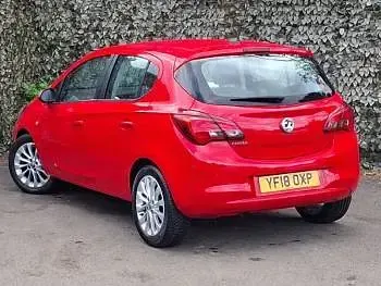 Used Vauxhall Corsa 90 HP (66 kW) 2018 Red Hatchback
