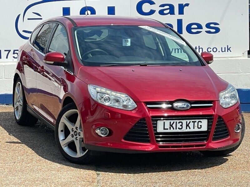 Red Used 2013 Ford Focus Titanium X Hatchback | £3,995 (Fair price) - Image 1/4