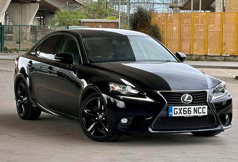 Used Lexus IS300h Sport Line 223 HP (164 kW) 2016 Black Sedan
