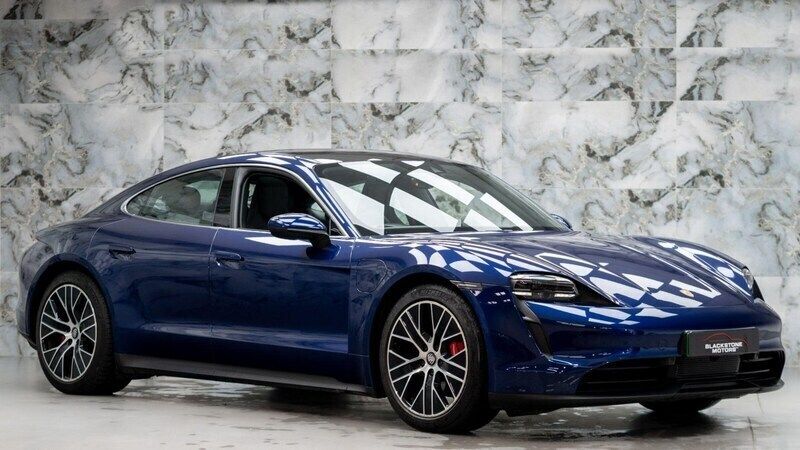 Blue Used 2020 Porsche Taycan Performance Package Sedan | £46,989 (Good price) - Image 1/4