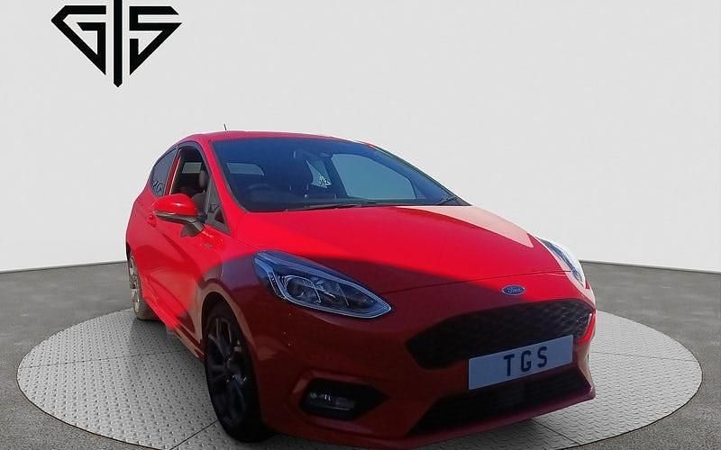 Red Used 2019 Ford Fiesta ST-Line Hatchback | £7,795 (Fair price) - Image 1/4