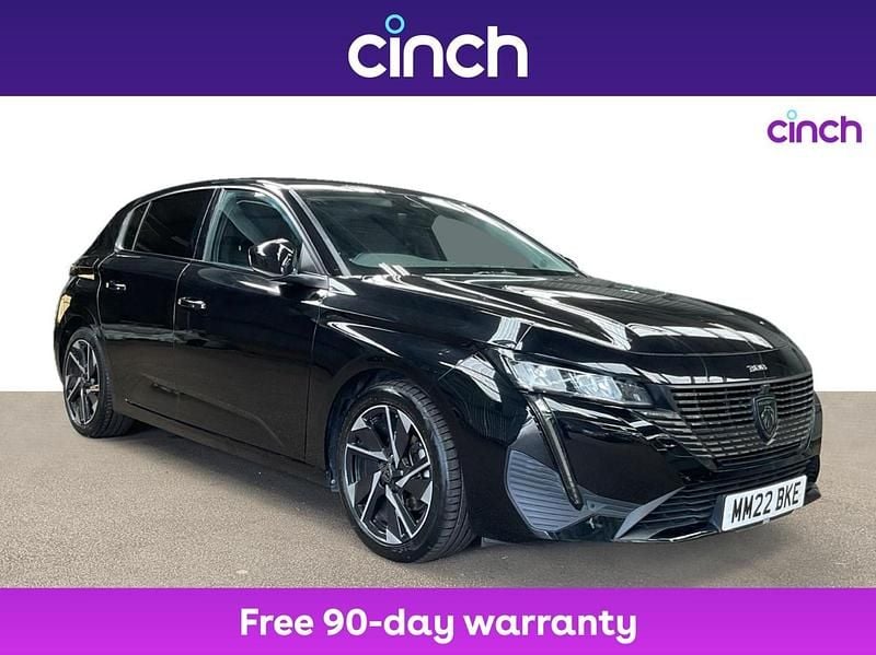 Black Used 2022 Peugeot 308 Allure Premium Hatchback | £16,549 (Expensive) - Image 1/3