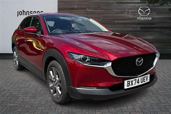 Red Used 2024 Mazda CX-30 Exclusive-Line SUV | £23,990 (Expensive) - Image 1/4