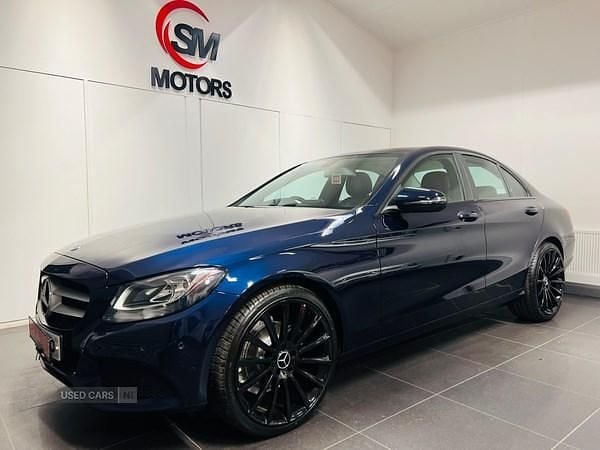 Blue Used 2017 Mercedes C220 Executive Sedan | £10,995 (Good price) - Image 1/4