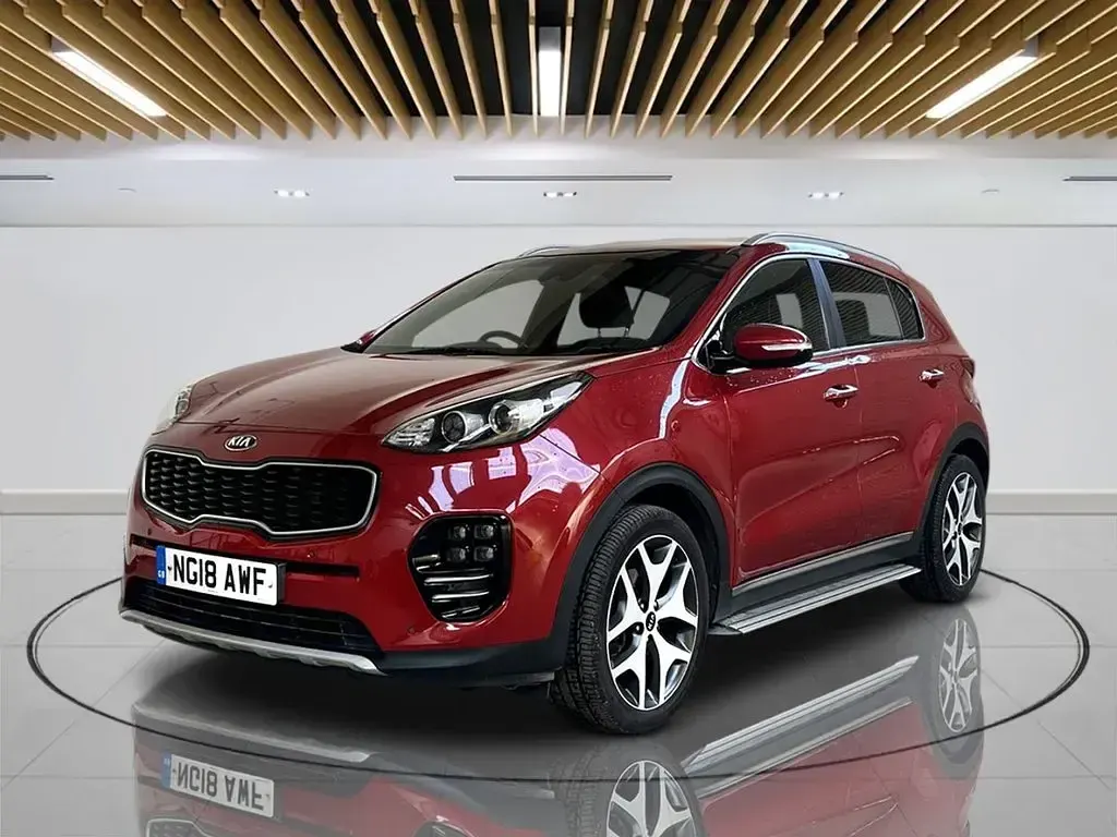 Used Kia Sportage GT-Line 115 HP (84 kW) 2018 Red SUV