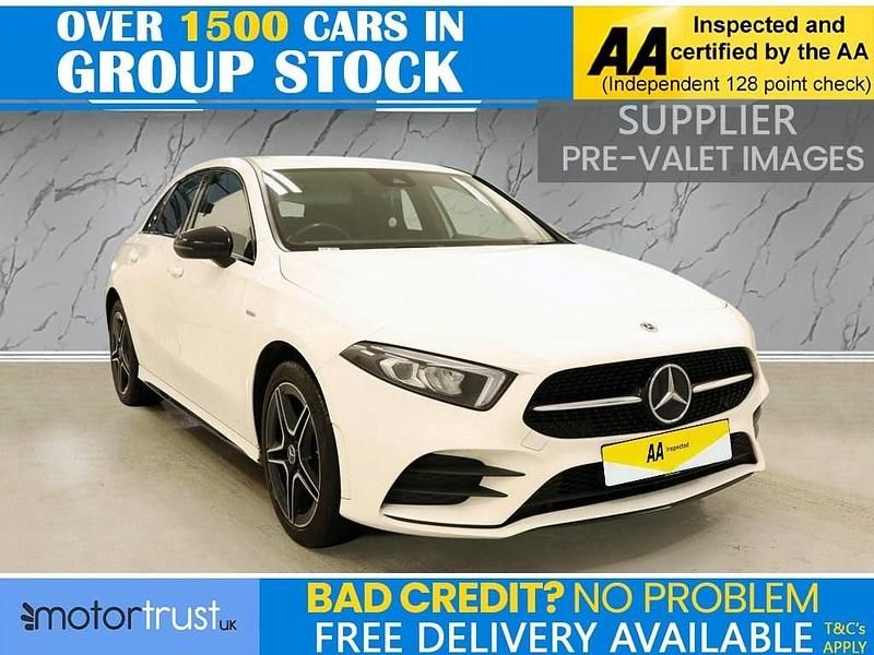 Used Mercedes A250 AMG line 2021 White Hatchback