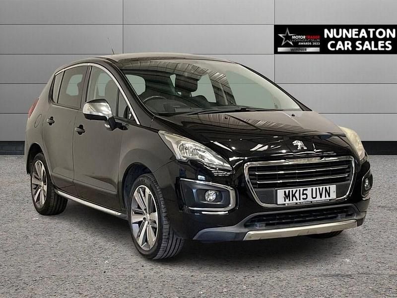 Black Used 2015 Peugeot 3008 Allure SUV | £4,400 (Good price) - Image 1/4