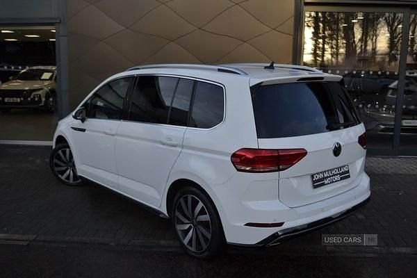 Used VW Touran R-line 150 HP (110 kW) 2022 White MPV