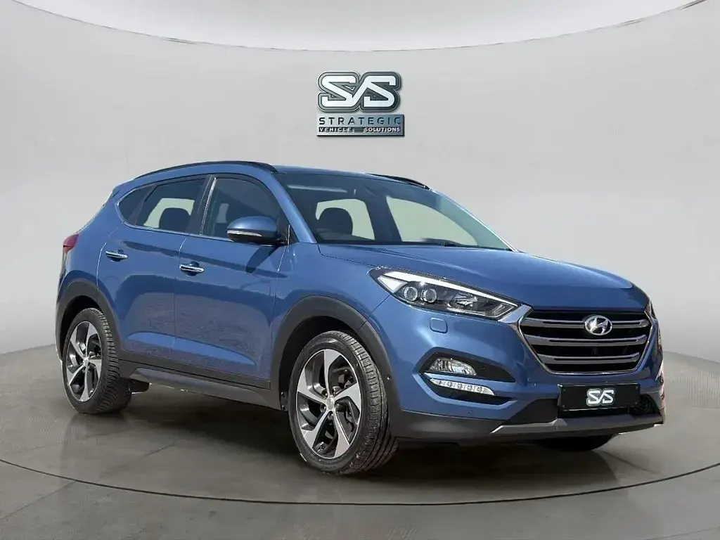 Used Hyundai Tucson Premium SE 141 HP (103 kW) 2016 Blue SUV