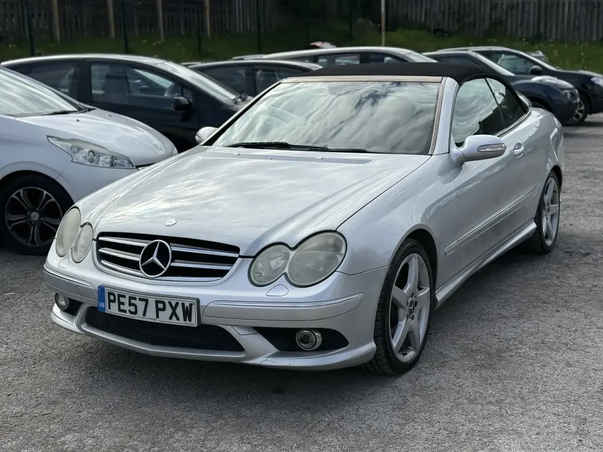 Used Mercedes CLK280 2007 Silver Cabriolet
