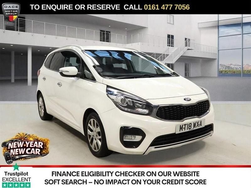 White Used 2018 Kia Carens MPV | £9,970 (Fair price) - Image 1/3
