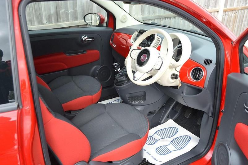 Used Fiat 500 Pop Star 69 HP (50 kW) 2018 Red Hatchback