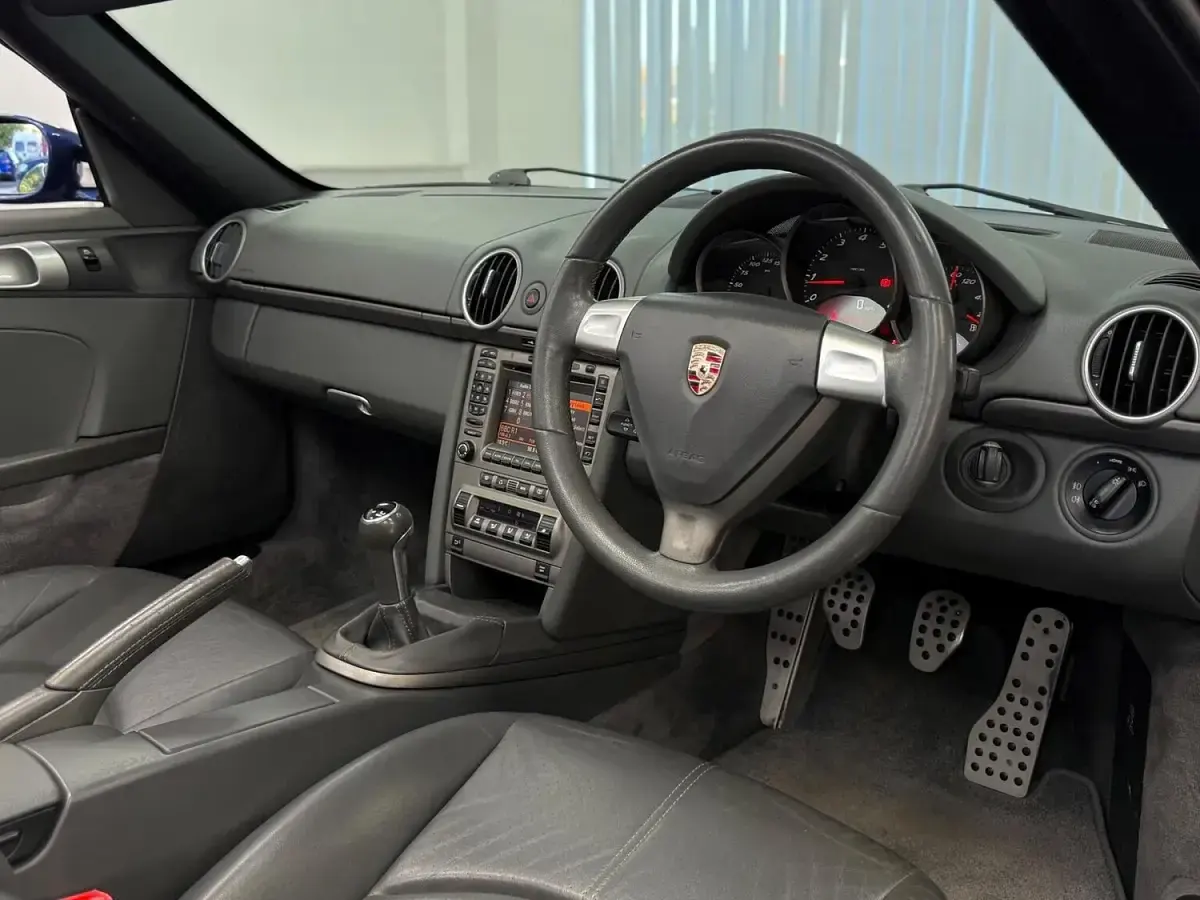 Used Porsche Boxster 245 HP (180 kW) 2007 Blue Cabriolet