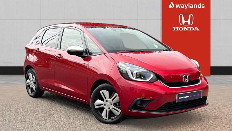 Red Used 2021 Honda Jazz Hybrid Hatchback | £17,160 (Fair price) - Image 1/4